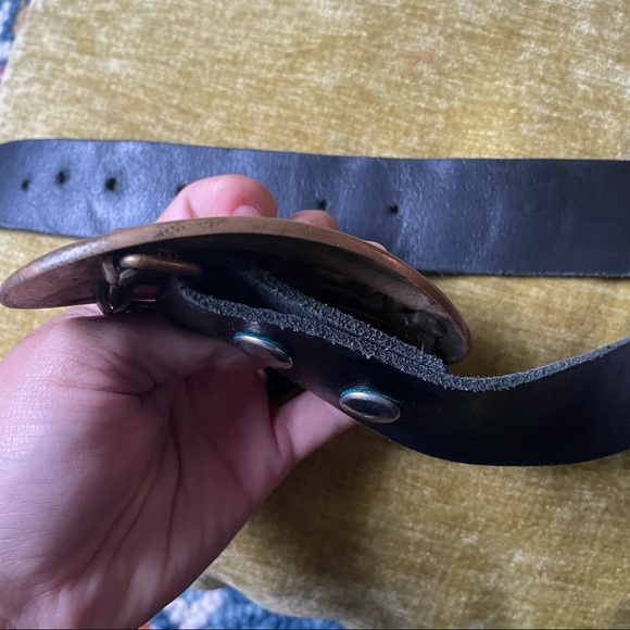 Vintage King Baby Studio Von Dutch Solid Brass Belt Buckle Hot Rod Rat Kustom - Picture 6 of 13